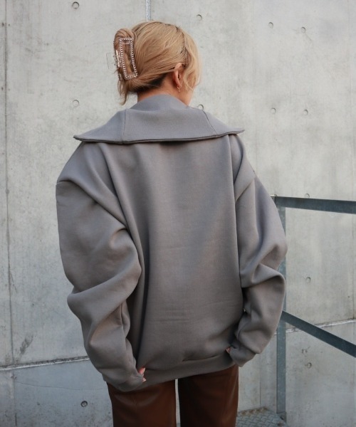 FIG&VIPER（フィグアンドバイパー）の「HELLOリブタートルBIG　PO（ニット/セーター・レディース・グレー/ブラック・FREE）」の20枚目の写真