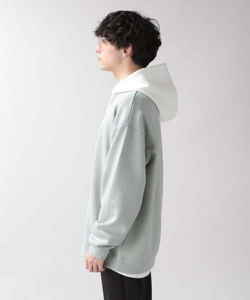 レザレクション　パーカー プチ刺繍キリカエ/テックスウェットパーカー/265153（パーカー