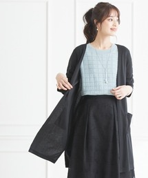 SMILE LAND | 大きいサイズ カットソーロングカーディガン(カーディガン/ボレロ)