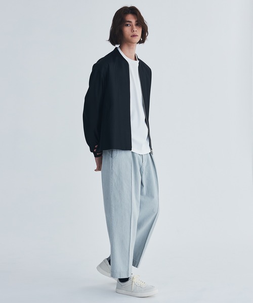 city（シティ）の「WIDE DENIM（デニムパンツ・メンズ・グレー/インディゴブルー・1/2）」の16枚目の写真