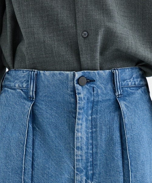 city（シティ）の「WIDE DENIM（デニムパンツ・メンズ・グレー/インディゴブルー・1/2）」の22枚目の写真