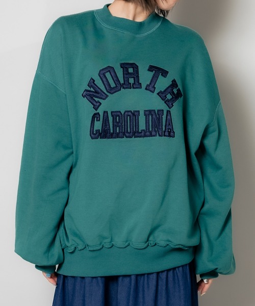 DuKKah（デュカ）の「Dukkah/【低身長向け】オーバーサイズスウェット（スウェット・レディース・サックスブルー/イエロー/グリーン/オートミール/スミクロ・X-SMALL）」の21枚目の写真