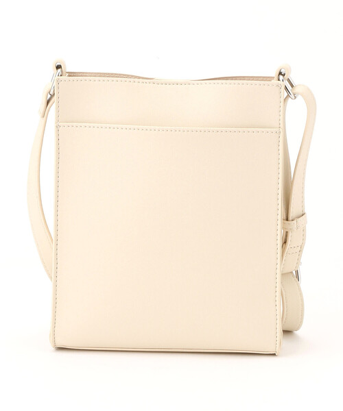 Purple&Yellow（パープルアンドイエロー）の「フェイクレザーミニショルダーバッグ（ショルダーバッグ・メンズ・ライトグリーン/アイボリー/ブラック/グレイッシュベージュ・FREE）」の10枚目の写真