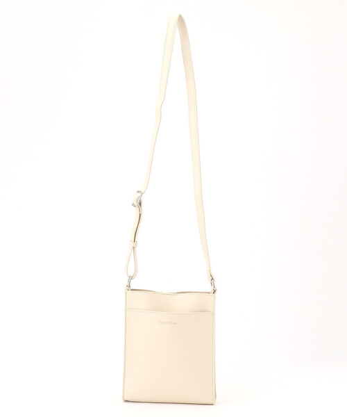 Purple&Yellow（パープルアンドイエロー）の「フェイクレザーミニショルダーバッグ（ショルダーバッグ・メンズ・ライトグリーン/アイボリー/ブラック/グレイッシュベージュ・FREE）」の11枚目の写真