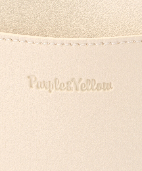 Purple&Yellow（パープルアンドイエロー）の「フェイクレザーミニショルダーバッグ（ショルダーバッグ・メンズ・ライトグリーン/アイボリー/ブラック/グレイッシュベージュ・FREE）」の20枚目の写真