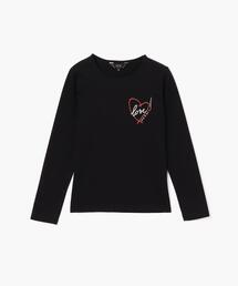 To b. by agnes b.（トゥービーバイアニエスベー）の「WS50 TS ラブ！ハートロングTS（Tシャツ/カットソー）」