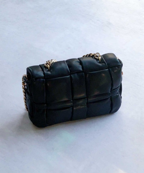 ASH（アッシュ）の「【PEGGY】スクエアハンドバッグ（ハンドバッグ・レディース・ラベンダー/ブラック/アイボリー・ONE SIZE）」の6枚目の写真