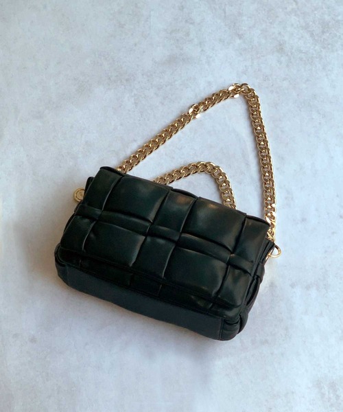 ASH（アッシュ）の「【PEGGY】スクエアハンドバッグ（ハンドバッグ・レディース・ラベンダー/ブラック/アイボリー・ONE SIZE）」の15枚目の写真