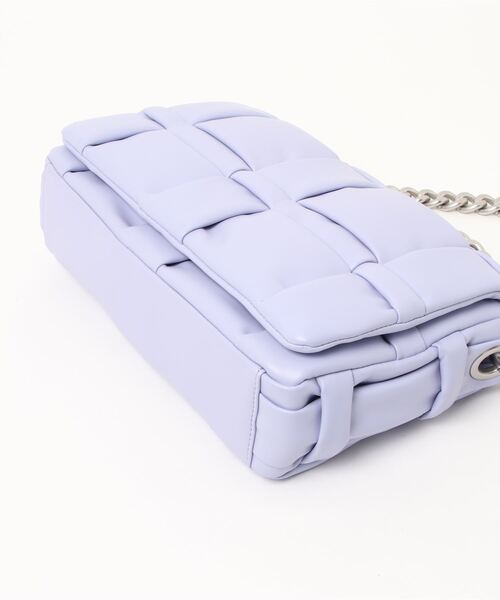 ASH（アッシュ）の「【PEGGY】スクエアハンドバッグ（ハンドバッグ・レディース・ラベンダー/ブラック/アイボリー・ONE SIZE）」の21枚目の写真