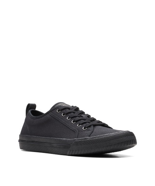 Clarks(クラークス)の「【ネット限定】Roxby Lace / ロクスビーレース (ブラックキャンバス)(スニーカー・メンズ・ブラック・UK9/UK6/UK8/UK7/UK10/UK11)」の4枚目の写真