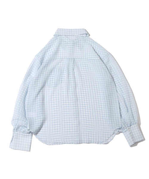 UGG（アグ）の「UGG@mos シースルー チェックシャツ / アグ シースルー チェックシャツ（シャツ/ブラウス・レディース・レッド/ブルー/ブラック・M/L）」の14枚目の写真