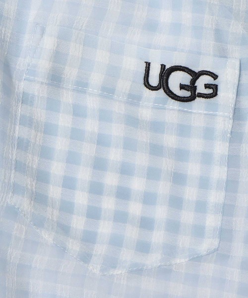 UGG（アグ）の「UGG@mos シースルー チェックシャツ / アグ シースルー チェックシャツ（シャツ/ブラウス・レディース・レッド/ブルー/ブラック・M/L）」の16枚目の写真