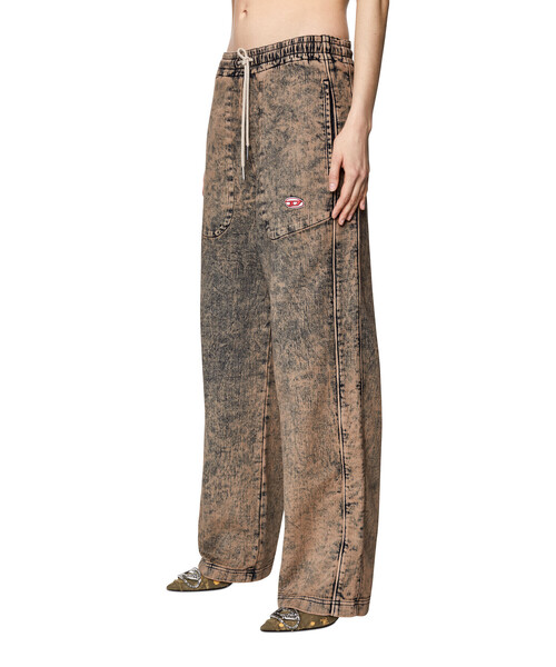 DIESEL(ディーゼル)の「レディース スウェットパンツ ジョグジーンズ トラックデニム(その他パンツ・レディース・レッド/サンドベージュ・SMALL/MEDIUM/X-SMALL/XX-SMALL)」の8枚目の写真