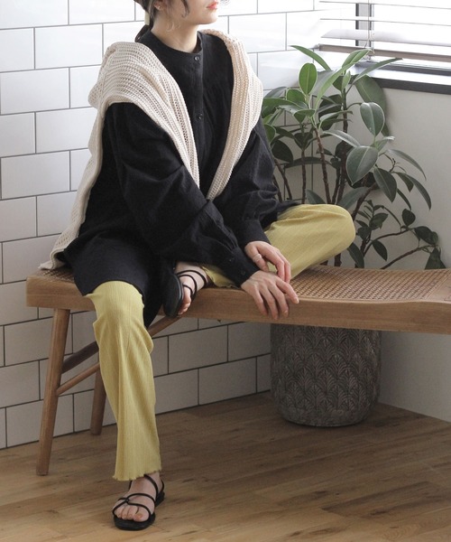 Crisp(クリスプ)の「オーバードレスシャツ(シャツ/ブラウス・レディース・ホワイト/ブラック・FREE)」の11枚目の写真