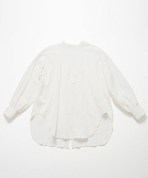 Crisp(クリスプ)の「オーバードレスシャツ(シャツ/ブラウス・レディース・ホワイト/ブラック・FREE)」の20枚目の写真