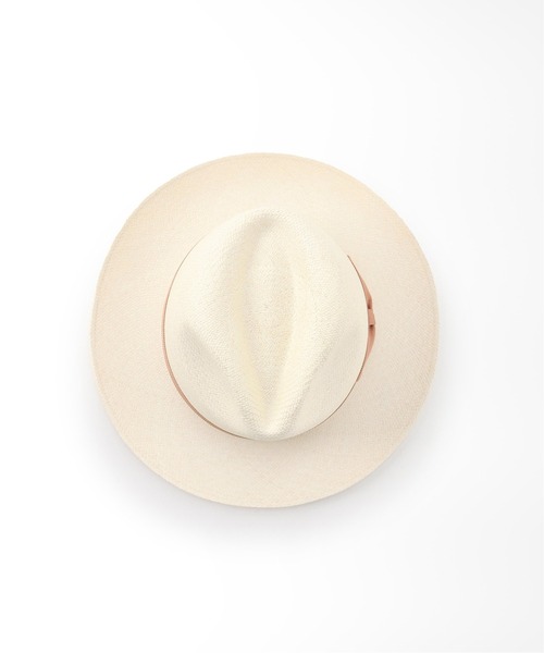 KIJIMA TAKAYUKI（キジマ　タカユキ）の「【KIJIMA TAKAYUKI / キジマ タカユキ】パナマハット（ハット・メンズ・ベージュ/ブラック・FREE）」の4枚目の写真