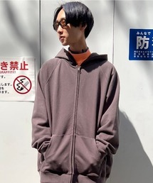 WHITELAND | WHITELAND/ホワイトランド/OverSizedZipup SweatHoodie/オーバーサイズジップアップ パーカー(パーカー)