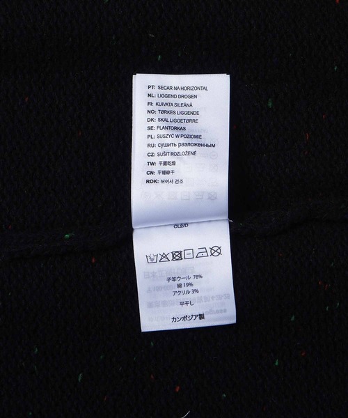 Carhartt（カーハート）の「Carhartt ANGLISTIC SWEATER I010977（ニット/セーター・メンズ・グリーン/ブラック・LARGE/MEDIUM）」の14枚目の写真