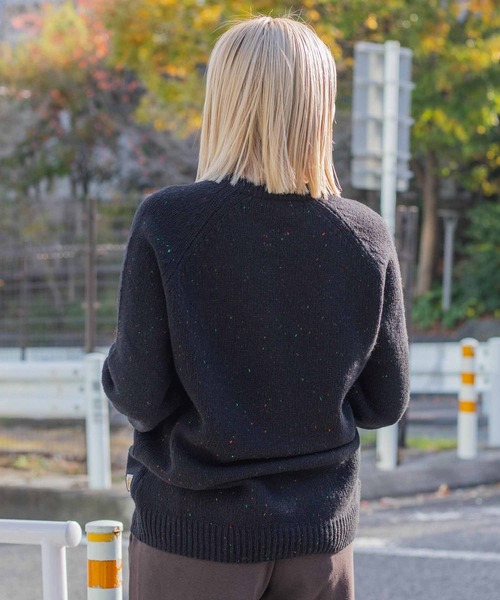 Carhartt（カーハート）の「Carhartt ANGLISTIC SWEATER I010977（ニット/セーター・メンズ・グリーン/ブラック・LARGE/MEDIUM）」の21枚目の写真