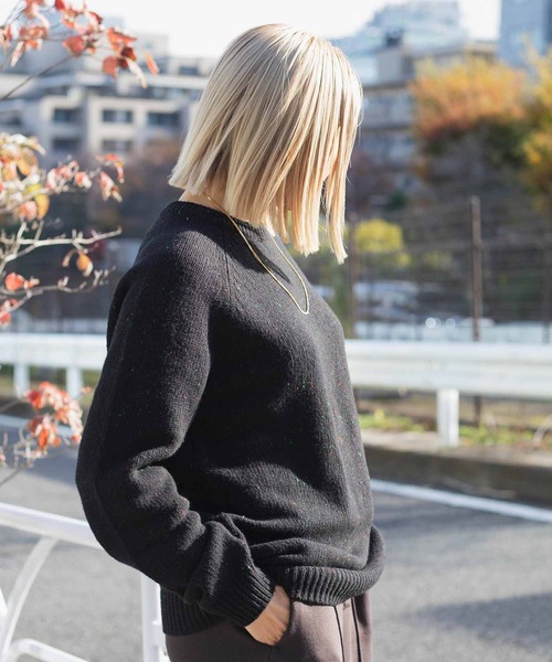 Carhartt（カーハート）の「Carhartt ANGLISTIC SWEATER I010977（ニット/セーター・メンズ・グリーン/ブラック・LARGE/MEDIUM）」の22枚目の写真