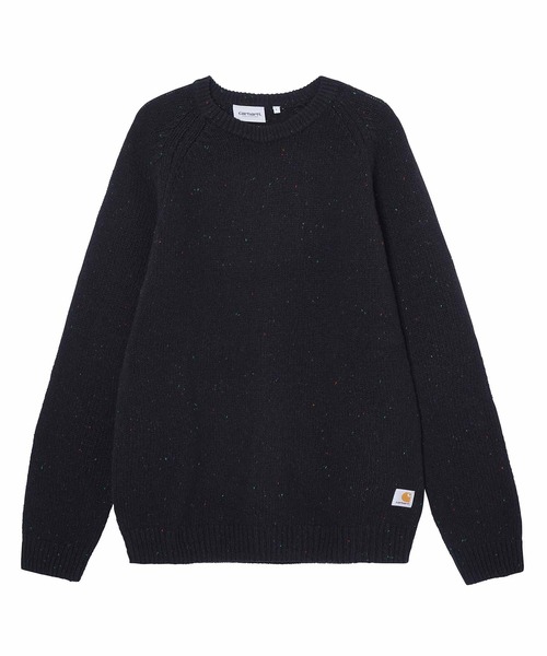 Carhartt（カーハート）の「Carhartt ANGLISTIC SWEATER I010977（ニット/セーター・メンズ・グリーン/ブラック・LARGE/MEDIUM）」の6枚目の写真