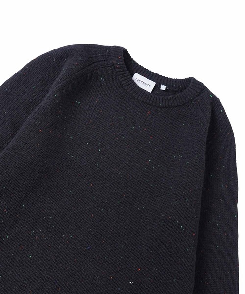 Carhartt（カーハート）の「Carhartt ANGLISTIC SWEATER I010977（ニット/セーター・メンズ・グリーン/ブラック・LARGE/MEDIUM）」の8枚目の写真