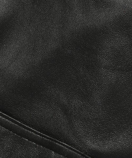 schott(ショット)の「SCHOTT/ショット LAMB LEATHER COVERALL JACKET/ラムレザー カバーオール(ライダースジャケット・メンズ・ブラック・XX-LARGE/SMALL/MEDIUM/X-LARGE/LARGE)」の6枚目の写真