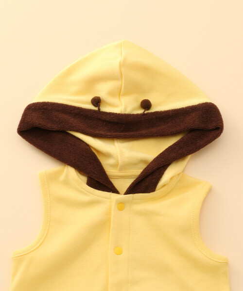 COMME CA ISM(コムサイズム)の「昆虫モチーフ ロンパース(70・80cm)(ロンパース・キッズ・イエロー/レッド・80cm/70cm)」の4枚目の写真