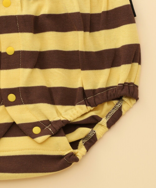 COMME CA ISM(コムサイズム)の「昆虫モチーフ ロンパース(70・80cm)(ロンパース・キッズ・イエロー/レッド・80cm/70cm)」の6枚目の写真