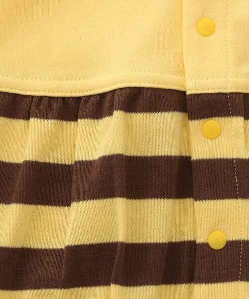 COMME CA ISM(コムサイズム)の「昆虫モチーフ ロンパース(70・80cm)(ロンパース・キッズ・イエロー/レッド・80cm/70cm)」の8枚目の写真