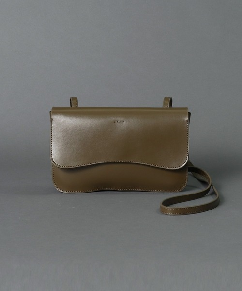 【 YAHKI / ヤーキ 】 W FACE 2way LEATHER SHOULDER / 2wayレザー ショルダーバッグ