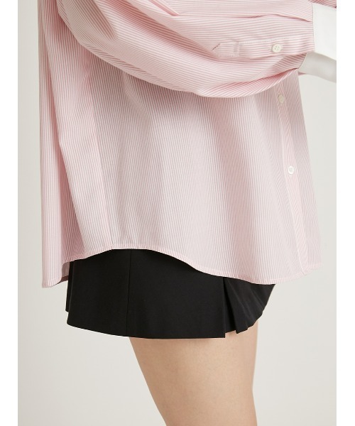 snidel オーバーサイズシャツ ピンク SNIDEL - SNIDEL❤️新品シアーオーバーシャツ❤️ピンク完売品