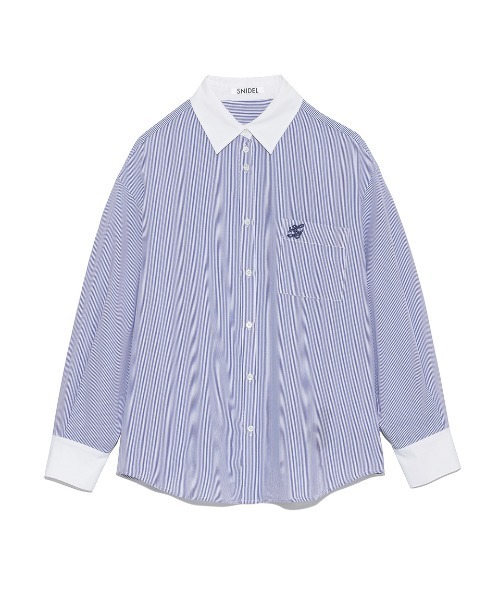 本日限定値下げ】SNIDEL オーバーサイズ ネルシャツ ブラック SNIDEL