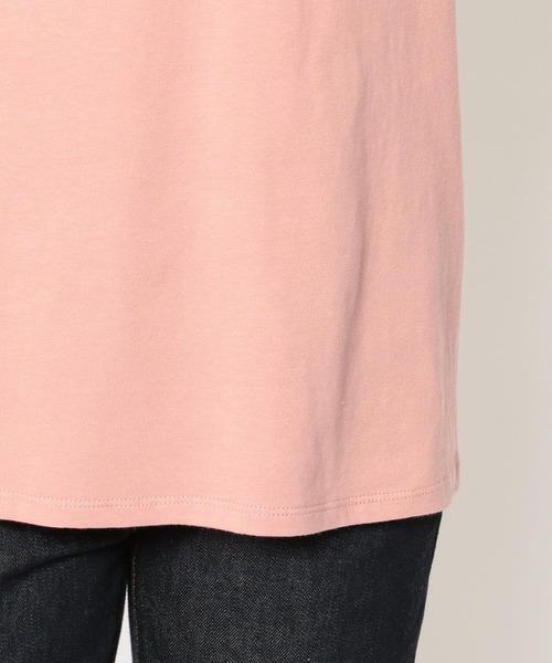 AVIREX(アヴィレックス)の「EMBROIDERY LOGO TEE/ 刺繍ロゴティーシャツ(Tシャツ/カットソー・レディース・ブラック/オフホワイト/ピンク・SMALL/MEDIUM)」の10枚目の写真