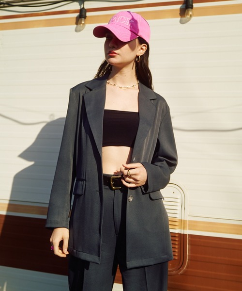 BLONDEY(ブロンディ)の「バッククロスカップ付きキャミソール(キャミソール・レディース・ホワイト/ブラック・FREE)」の15枚目の写真