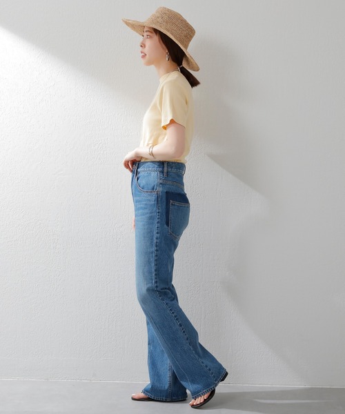 Le Voyage en Panier（ルヴォヤージュアンパニエ）の「(LE VOYAGE EN PANIER/ル ヴォヤージュ エン パニエ)ハット（ハット・レディース・ブラック/ベージュ・FREE）」の19枚目の写真