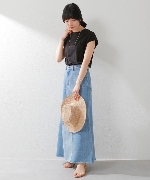 Le Voyage en Panier（ルヴォヤージュアンパニエ）の「(LE VOYAGE EN PANIER/ル ヴォヤージュ エン パニエ)ハット（ハット・レディース・ブラック/ベージュ・FREE）」の10枚目の写真