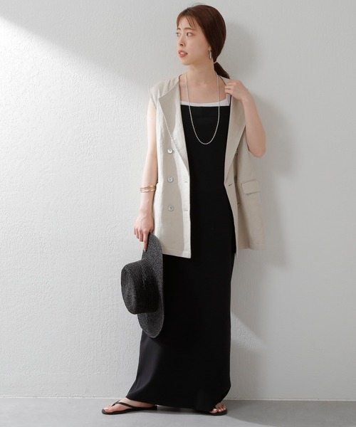 Le Voyage en Panier（ルヴォヤージュアンパニエ）の「(LE VOYAGE EN PANIER/ル ヴォヤージュ エン パニエ)ハット（ハット・レディース・ブラック/ベージュ・FREE）」の3枚目の写真