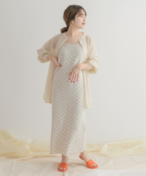 ITEMS URBANRESEARCH（アイテムズ アーバンリサーチ）の「シアーバンドカラーブラウス（シャツ/ブラウス・レディース・ブラック/ブルー/オフホワイト/オレンジ・FREE）」の16枚目の写真