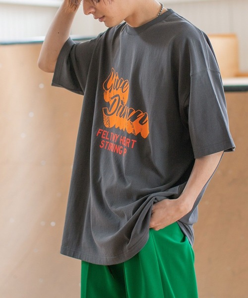 PBLIM(ページボーイリム)の「PAGEBOYLIM/レトロロゴT(Tシャツ/カットソー・レディース・チャコールグレー/オフホワイト・MEDIUM/LARGE)」の16枚目の写真