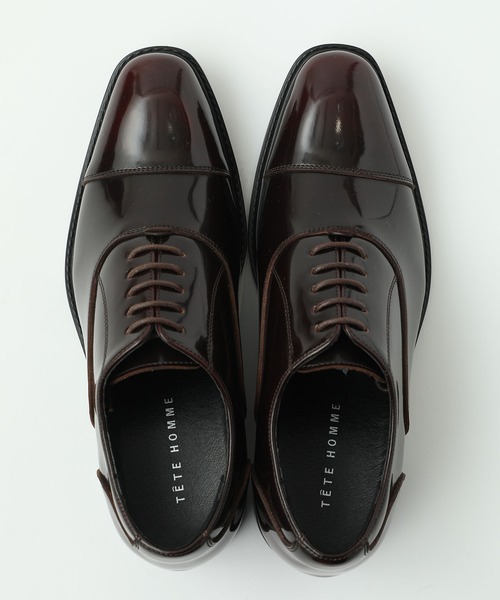 TETE HOMME（テットオム）の「Multifunction エシカルレザー ドレスシューズ（ドレスシューズ・メンズ・ブラック/ブラウン・SMALL/MEDIUM/LARGE）」の7枚目の写真