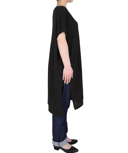 coca(coca)(コカ)の「サマーニットポンチョワンピース(チュニック・レディース・ブラック/ブラウン・M/L)」の18枚目の写真