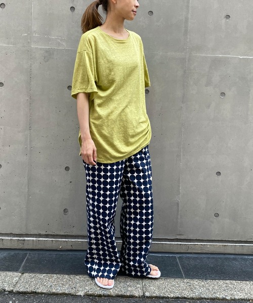 リバイバルリネン トップス Marine Tシャツ Tシャツ カットソー Tシャツ カットソー La Francaise マリン