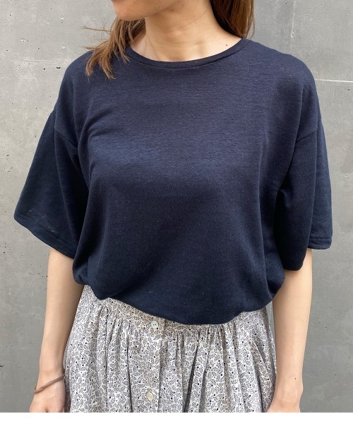 LA MARINE FRANCAISE(マリン フランセーズ)の「リバイバルリネン Tシャツ(Tシャツ/カットソー・レディース・ホワイト/ベージュ/イエロー/ネイビー・FREE)」の22枚目の写真