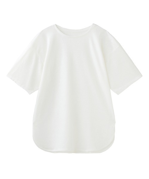 LA MARINE FRANCAISE(マリン フランセーズ)の「リバイバルリネン Tシャツ(Tシャツ/カットソー・レディース・ホワイト/ベージュ/イエロー/ネイビー・FREE)」の7枚目の写真