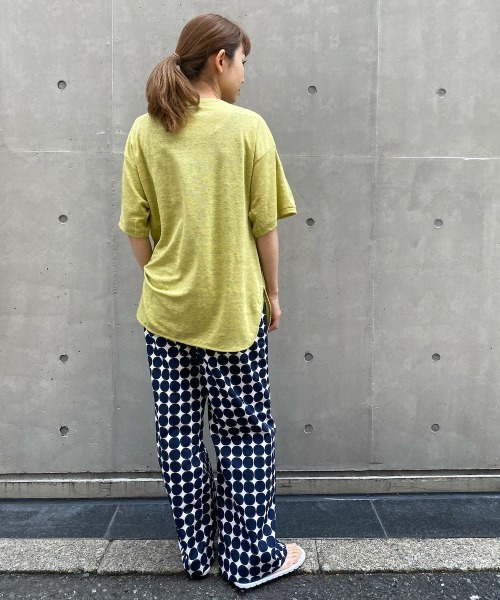 LA MARINE FRANCAISE(マリン フランセーズ)の「リバイバルリネン Tシャツ(Tシャツ/カットソー・レディース・ホワイト/ベージュ/イエロー/ネイビー・FREE)」の17枚目の写真