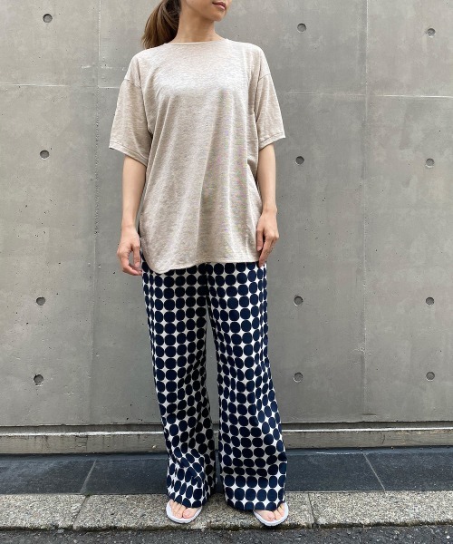 LA MARINE FRANCAISE(マリン フランセーズ)の「リバイバルリネン Tシャツ(Tシャツ/カットソー・レディース・ホワイト/ベージュ/イエロー/ネイビー・FREE)」の13枚目の写真
