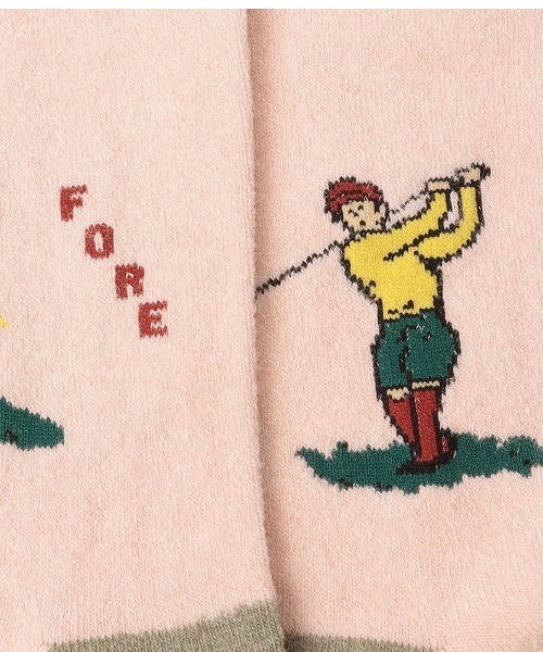 ANONYMOUSISM（アノニマスイズム）の「ANONYMOUSISM　WOOLゴルフクルー（ソックス/靴下・メンズ・グレー/オフホワイト/ピンク/インディゴブルー・25cm～27cm/23cm～25cm）」の7枚目の写真