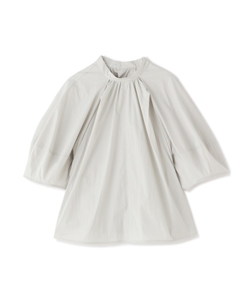 N.（N. Natural Beauty Basic）（エヌエヌナチュラルビューティーベーシック）の「◆スタンドカラードルマンスリーブブラウス（シャツ/ブラウス・レディース・パープル/グレー・MEDIUM）」の8枚目の写真