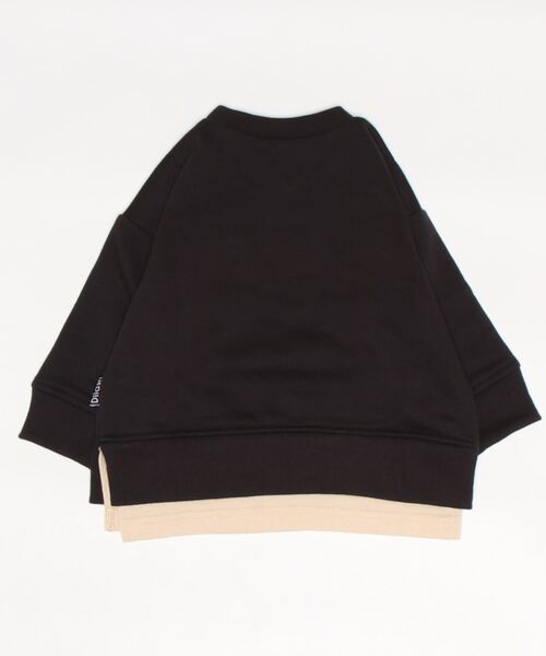 DILASH(ディラッシュ)の「レイヤード風トレーナー(スウェット・キッズ・グリーン/ブルー/ブラック/キャメル・90/100/110/120/80/130/140)」の19枚目の写真